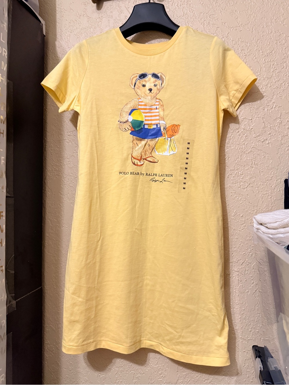 Polo by Ralph Lauren Yellow Bear Beach Nightgown